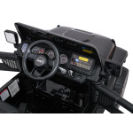 Elektrické autíčko Jeep Wrangler Rubicon Lift 4x4, 24V - čierne